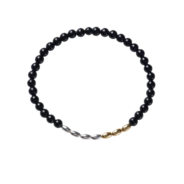 Handcrafted Black "Water Element" Bracelet